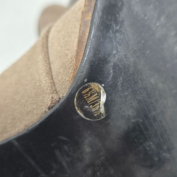 BCBG Paris Kerinax Women's Beige Buckle Ankle Boots Booties Size 6.5M - Picture 9 of 11